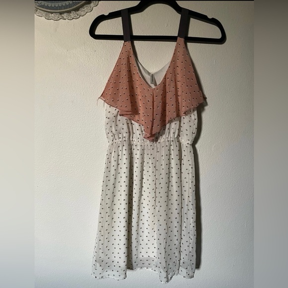 Polka Dot Heart Ruffle Dress - Picture 5 of 6